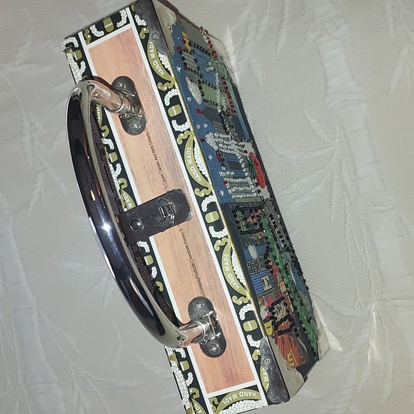 Braciano Cigar bag VTG Handcrafted Handmade - Picture 2 of 16